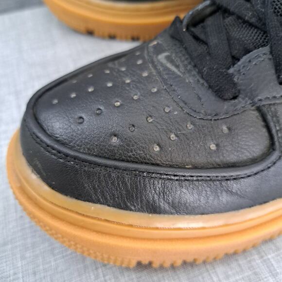 %Size 7 Nike Air Force 1 Gore-tex Boots Black Anthracite Gum Bottom Men / A 28 main image 5